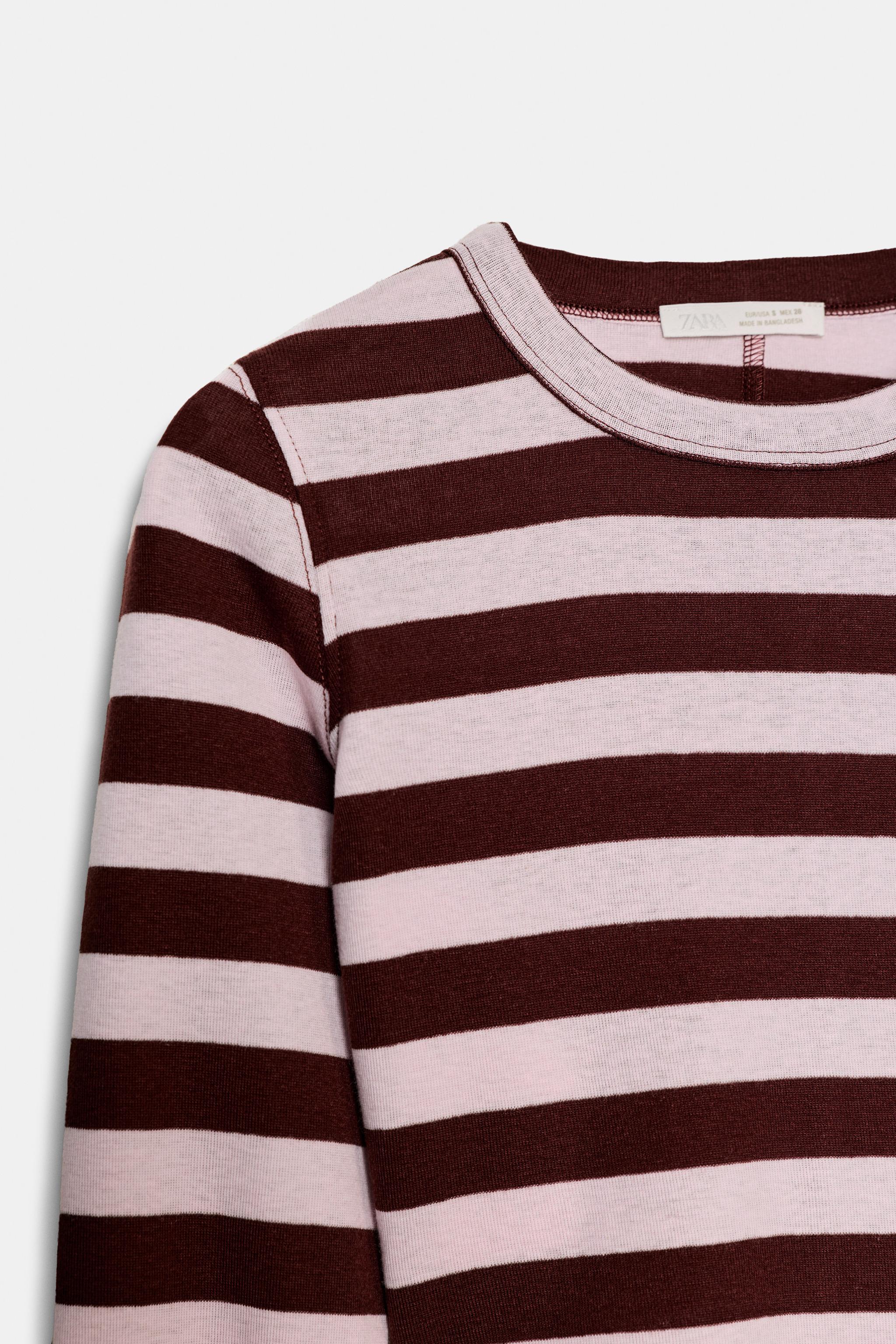 TOP CROPPED RAYURES